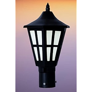 kinis modern shape pole lampgate lightoutdoor lampoutdoor lightpillar light for outdoor home round design black and clear pack of 1 without bulb