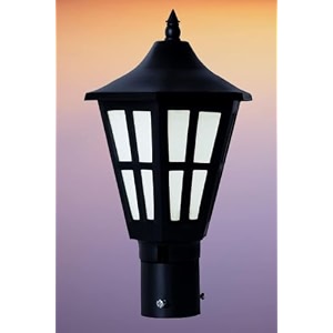 kinis modern shape pole lampgate lightoutdoor lampoutdoor lightpillar light for outdoor home round design black and clear pack of 1 with bulb