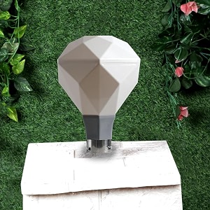 kinis modern shape pole lampgate lightoutdoor lampoutdoor lightpillar light for outdoor home jarkan design milky pack of 2 with bulb