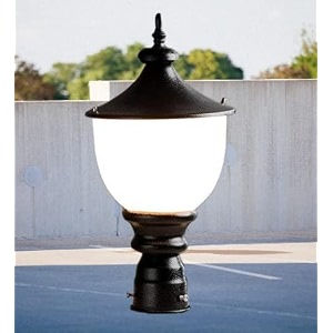 kinis modern shape pole lampgate lightoutdoor lampoutdoor lightpillar light for outdoor home round design modern shape pack of 1 with bulb