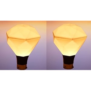 kinis modern shape pole lampgate lightoutdoor lampoutdoor lightpillar light for outdoor home football design milky pack of 2 with bulb