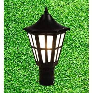 kinis modern shape pole lampgate lightoutdoor lampoutdoor lightpillar light for outdoor home traditional design black and clear pack of 1 with bulb