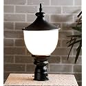 kinis Modern Shape Pole Lamp/Gate Light/Outdoor Lamp/Outdoor Light/Pillar Light for Outdoor Home, Round Design, Modern Shape (Pack of 1, Without Bulb)