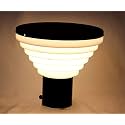 kinis Modern Shape Pole Lamp/Gate Light/Outdoor Lamp/Outdoor Light/Pillar Light for Outdoor Home, Traditional, Black (Pack of 1, Without Bulb)
