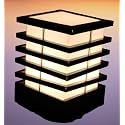 kinis Modern Shape Pole Lamp/Gate Light/Outdoor Lamp/Outdoor Light/Pillar Light for Outdoor Home, Modern Shape, Black and Milky (Pack of 1, Without Bulb)