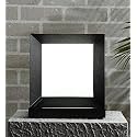 kinis Modern Shape Pole Lamp/Gate Light/Outdoor Lamp/Outdoor Light/Pillar Light for Outdoor Home, Square Shape, Black and Milky (Pack of 1, Without Bulb)