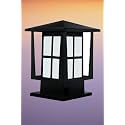 kinis Modern Shape Pole Lamp/Gate Light/Outdoor Lamp/Outdoor Light/Pillar Light for Outdoor Home, Home Design, Black and Milky (Pack of 1, with Bulb)