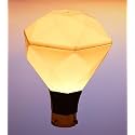 kinis Modern Shape Pole Lamp/Gate Light/Outdoor Lamp/Outdoor Light/Pillar Light for Outdoor Home, Football Design, Milky (Pack of 1, with Bulb)