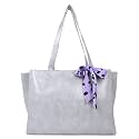 Kinoz Stylish Trendy Casual Croco Printed Tote Bag For Girls And Womens Handbag (Grey)
