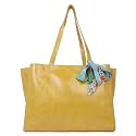 Kinoz Stylish Trendy Casual Croco Printed Tote Bag For Girls And Womens Handbag (Yellow)