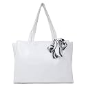 Kinoz Stylish Trendy Casual Croco Taxtured Printed Tote Bag With Trendy Ribbon For Girls And Womens Handbag Stylish Pattern Classic Attrective Look For Girls &amp; Womens