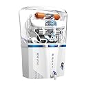 Kinsco Aqua Curvv ISI Mark Copper Zinc Alkaline Mineral RO 8 L RO + UF + UV + Copper + Alkaline + Mineralizer Water Purifier (Black)