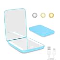 Kintion Rechargeable Pocket Mirror, 1X/3X Portable Compact Mirror