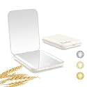Kintion Rechargeable Pocket Mirror, 1X/3X Portable Compact Mirror
