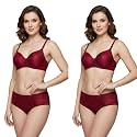 Kinzie Elegant Floral Jacquard Lingerie Set Grey