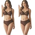 Kinzie Elegant Floral Jacquard Lingerie Set Grey