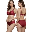 Kinzie Elegant Floral Jacquard Lingerie Set Grey