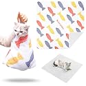 27.5" Large Cat Grooming Wrap for Adult Cat &amp; Small Dog for Medicine