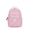 Kipling Women's Seoul 15" Laptop Backpack, Durable, Roomy with Padded Shoulder Straps, Built-In Protective Sleeve