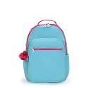 Kipling Women's Seoul 15" Laptop Backpack, Durable, Roomy with Padded Shoulder Straps, Built-In Protective Sleeve