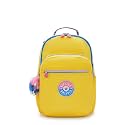 Kipling Women's Seoul Fc 15" Laptop Backpack, Durable, Roomy with Padded Shoulder Straps, Built-In Protective Sleeve