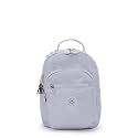 Kipling Women's Seoul Small Tablet Backpack, Durable Frosted Lav Gloss, Padded Shoulder Straps with Tablet Sleeve