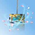 Air Freshener Air Purifier for Bathroom Toilet Home Car Kitchen Washroom, Odor Absorber Air Deodorizer and Purifier,Remove Odor, Portable Room Air Purifier (Peach, 1pc)