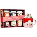 Kiri &amp; Sons Gourmet Hot Cocoa Gift Set Cup Hot Chocolates - Set of 6 Flavors - Salted Caramel, French Vanilla, Caramel, Gingerbread, Mint, Amaretto &amp; More - Winter Gifts For Her, Him, Kids