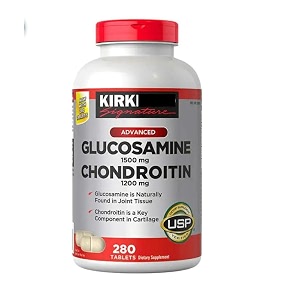 kir-kland signature advanced glucosamine 1500mg chondroitin 1200mg - 280 tablets
