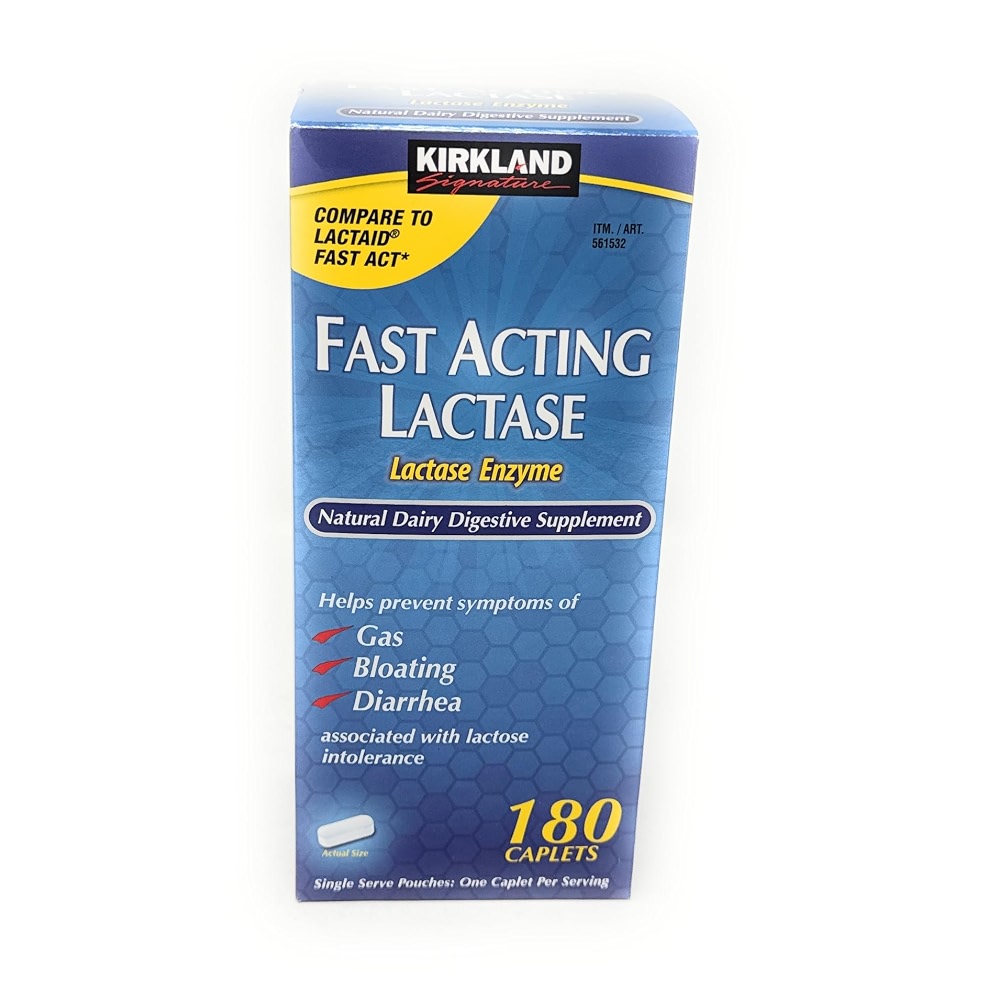 Kirkland Signature Fast Acting Lactase - 180 Caplets - Price History