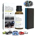 KIRMIT Crystal Coating for Car and Bike Plastic Parts | 30ml PVC Restorer for Revitalizing Coating Agent | automotive Dashboard Plastic Crystal Coating Cleaner Polish Shining (pack of 1)