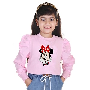 KIROTO Girls Mickey Top Stylish Girls Kids