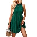 KIRUNDO Summer Sundresses for Women Halter Dress