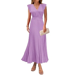 KIRUNDO Womens Summer Maxi Dresses Elegant V
