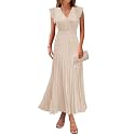 KIRUNDO Women39s Summer Maxi Dresses Elegant V