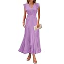 KIRUNDO Women39s Summer Maxi Dresses Elegant V