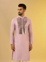 Kisah Embellished Cotton Blend Straight Kurta for