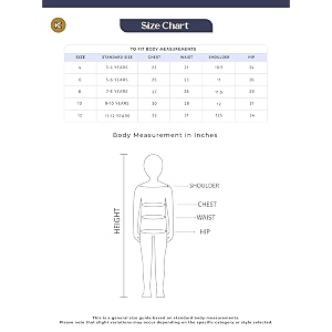 KISAH Kids Full Sleeves Cotton Blend Knee