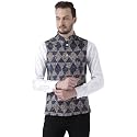 KISAH Men39s Art Silk Waist Coat