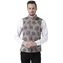 KISAH Men39s Art Silk Waist Coat