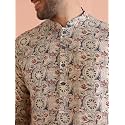 KISAH Men39s Cotton Blend Printed Kurta 