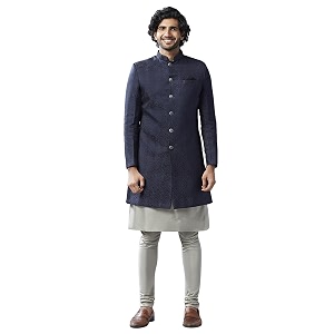 kisah mens kurta sherwani churidar set