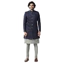 KISAH mens Kurta Sherwani Churidar Set