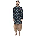 KISAH Men39s Indo-Western Sherwani Peach Cotton Blend