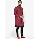 KISAH Men39s Kurta Sherwani Churidar Set Indo-Western