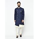 KISAH Men39s Kurta Sherwani Churidar Set Indo-Western