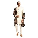 Kisah Men's Silk Blend Textured Sherwani Set Regular Fit | Wedding, Festive &amp; Occasion Wear