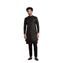 KISAH Men Kurta Sherwani Trouser Set
