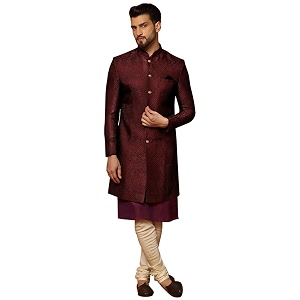 kisah mens men sherwani set