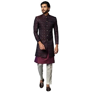 KISAH mens Mens Sherwani